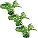CNZ Aquarium Decor Fish Tank Decoration Ornament Artificial Plastic Plant Green 6″ Tall, 3-Packthumb 3