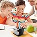Electric Pencil Sharpener, Battery Operated or USB Heavy Duty Colored Pencil Sharpener for Kids, Artist, Student and Professionals