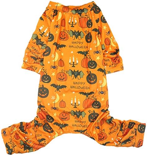 Lamphyface Halloween Dog Pajamas Clothes Pet Costume Apparel Coat Jumpsuit