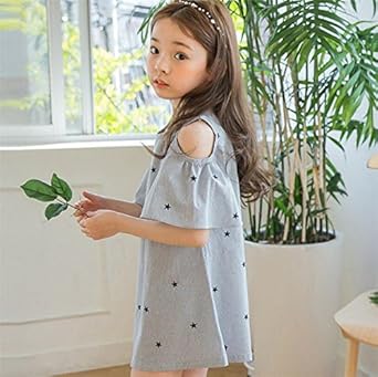 Amazon 子供 ワンピース オフショルダー ワンピ 半袖 オープン Amazon 子供 ワンピース オフショルダー ワンピ 半袖 オープン