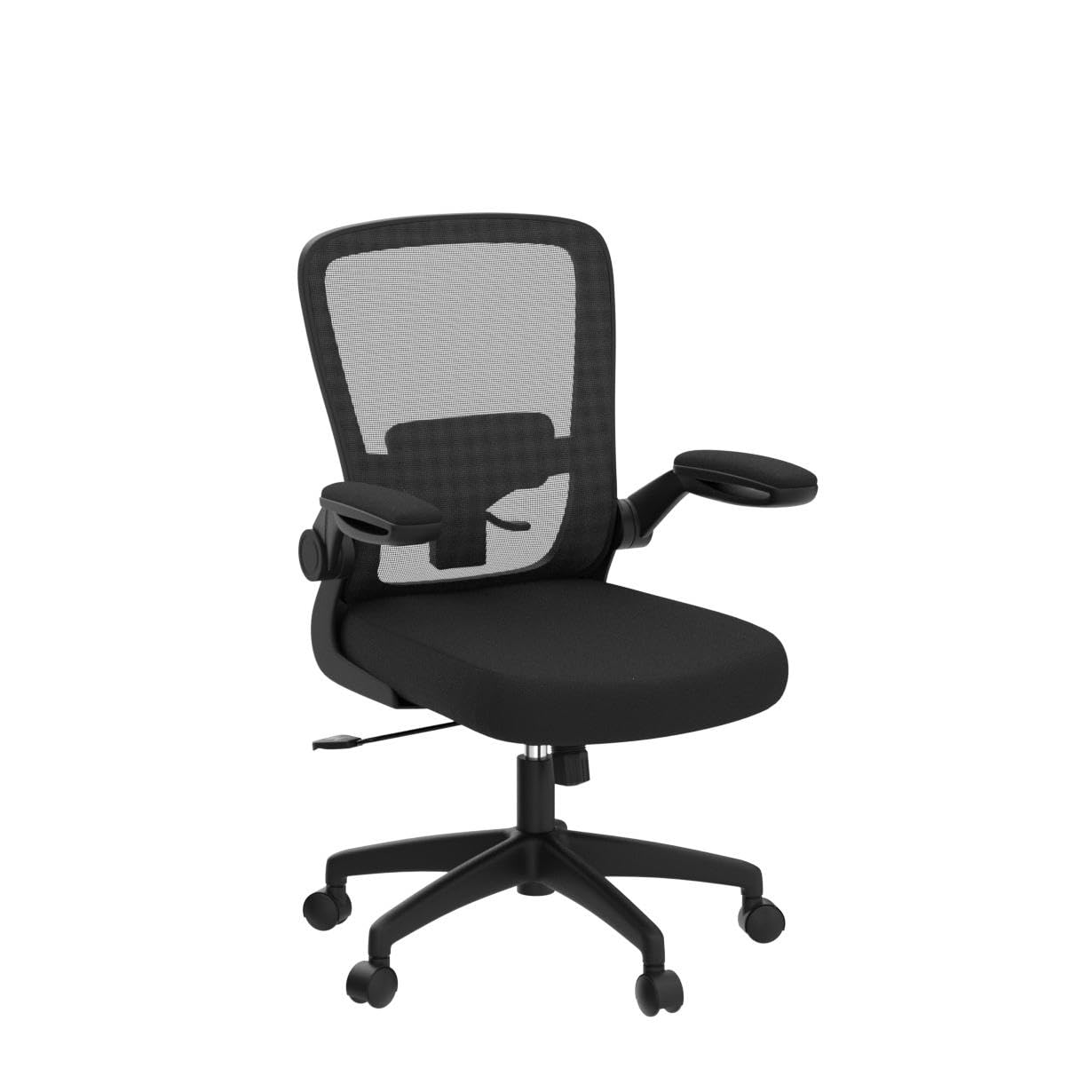 FelixKing Office Chair, Ergonomic Desk Chair Breathable Mesh Chairs Adjustable High Back Lumbar Support Flip-up Armrests, Executive Rolling Swivel Comfy Computer Chairs Home Office Black