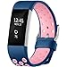 HUMENN For Fitbit Charge 2 Bands, Replacement Accessory Sport Strap Band for Fitbit Charge 2 HR Large Small