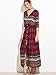 Milumia Women's Button Up Split Floral Print Flowy Party Maxi Dress