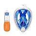 ADVSEA Tribord/Subea Easybreath Full Face Snorkel Mask (2018 Version) with Waterproof Phone Case