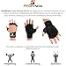 Men's Gloves | Gym Gloves for Women - Exercise Gloves for Men - Fitness Workout Gloves - Lightweight Exercise Gym Gloves - Tight Support Wraps for Dumbbell (Black/White, Large)