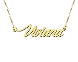 Aoloshow Viviana Mothers Initial Name Necklace