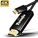 Tuwejia USB C to HDMI Cable 6Ft USB 3.1 Type C (Thunderbolt 3 Port) to 4K 60Hz HDMI Cable Adapter for MacBook Pro MacBook Air 2021/2020/2019 Ipad Pro 2021/2020/2019 iMac Samsung Galaxy S20/S10/S9