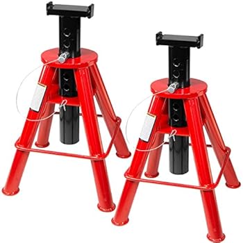 STKUSA 10-Ton Pin Type Jack Stands, Pair from 18-1/2