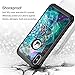 BENTOBEN iPhone X Case, iPhone Xs Case Slim Shockproof 2 in 1 Hard PC Soft Bumper Dual Layer Hybrid Luminous Noctilucent Protective Phone Cases Cover for iPhone X/XS 5.8 inch, Mandala in Galaxy