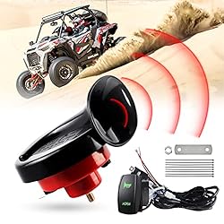 RZR Horn Kit UTV Horn with Button Rocker Switch LED