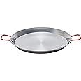 Garcima 22-Inch Carbon Steel Paella Pan, 55cm