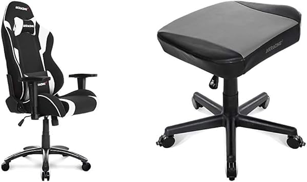 Amazon Co Jp セット買い Akracing ゲーミングチェア Wolf White 白 オットマン フットレスト Grey グレー 文房具 オフィス用品
