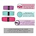 Fabric Resistance Loop Exercise Band Set Non Rolling Thick Cloth Booty Hip Circle Belt to Tone Legs, Butt, Glutes and Thighs Workout Gym Bands for Yoga, Pilates, Muscle Training with Carrying Bag