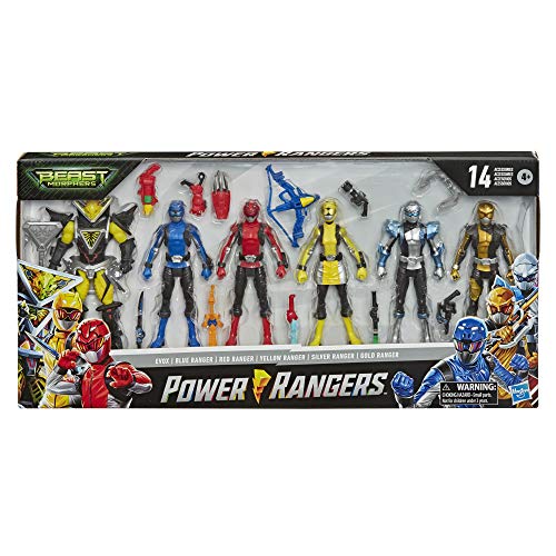 power rangers beast morphers 6 inch figures