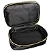 Lily England Makeup Bag, 21.5 x 14.5 x 8-cm - Black and Gold