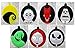 ORNAMENT Nightmare Before Christmas Holiday Christmas Set - Unique Shatterproof Plastic Design