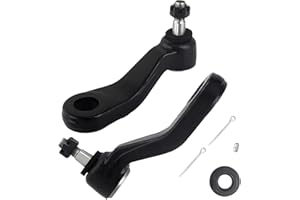 Afa Motors 2PC K6534 K6536 Idler Arm Pitman Arm w/4 Grooves Kit For Chevy Silverado 1500 Tahoe Suburban 1500 Avalanche 1500 For GMC Sierra 1500 For Cadillac Escalade Replacement Suspension kit