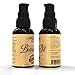 Organic Beard Oil by All American Gentlemen (2 fl oz) - 100% Natural Beard Conditioner Fights Itch, Promotes Healthy Hair Growth - Leave-In Beard Softener w Vitamin E - Easy to Use Pump Top Included