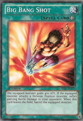 Yu-Gi-Oh! - Big Bang Shot (BP01-EN075) - Battle Pack: Epic Dawn - 1st Edition - Starfoil Rare