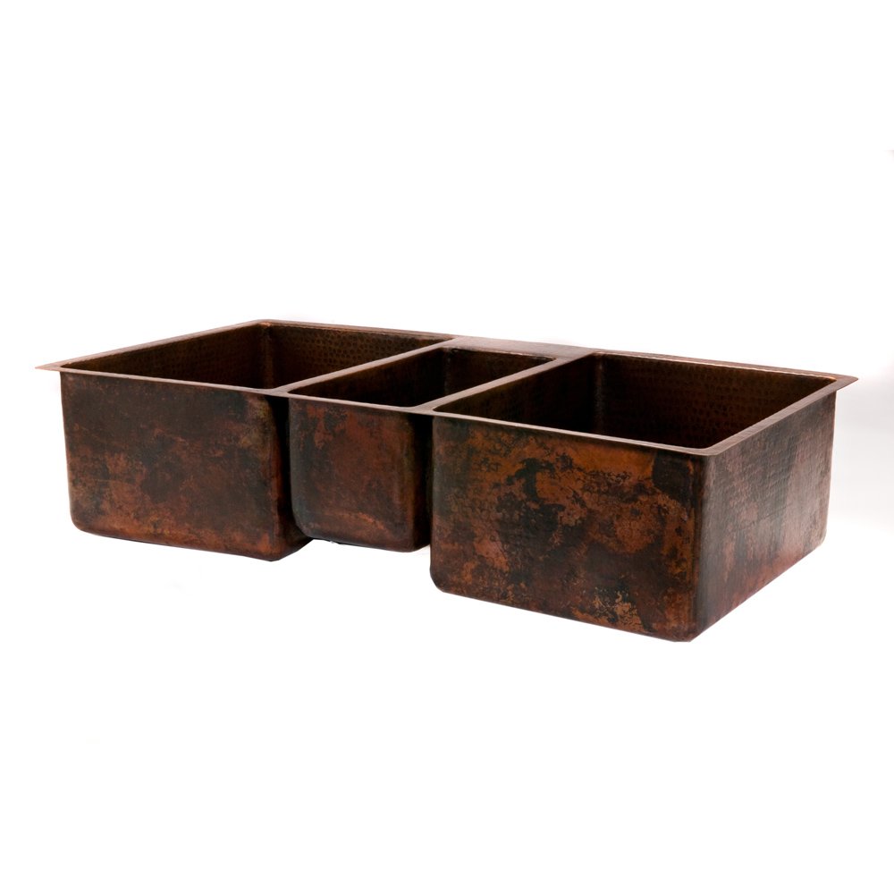 Best Hammered Copper Kitchen Sink Double