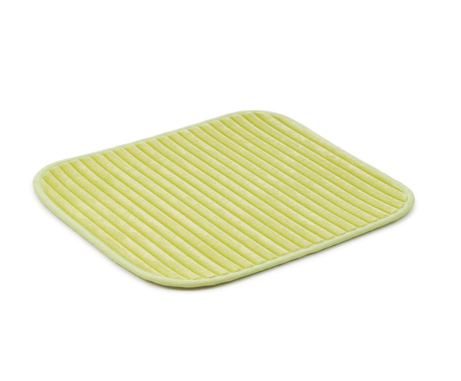 Gözze - Non-Slip Soft Bath Mat, 100% Polyester, 50 x 45 cm - Lime