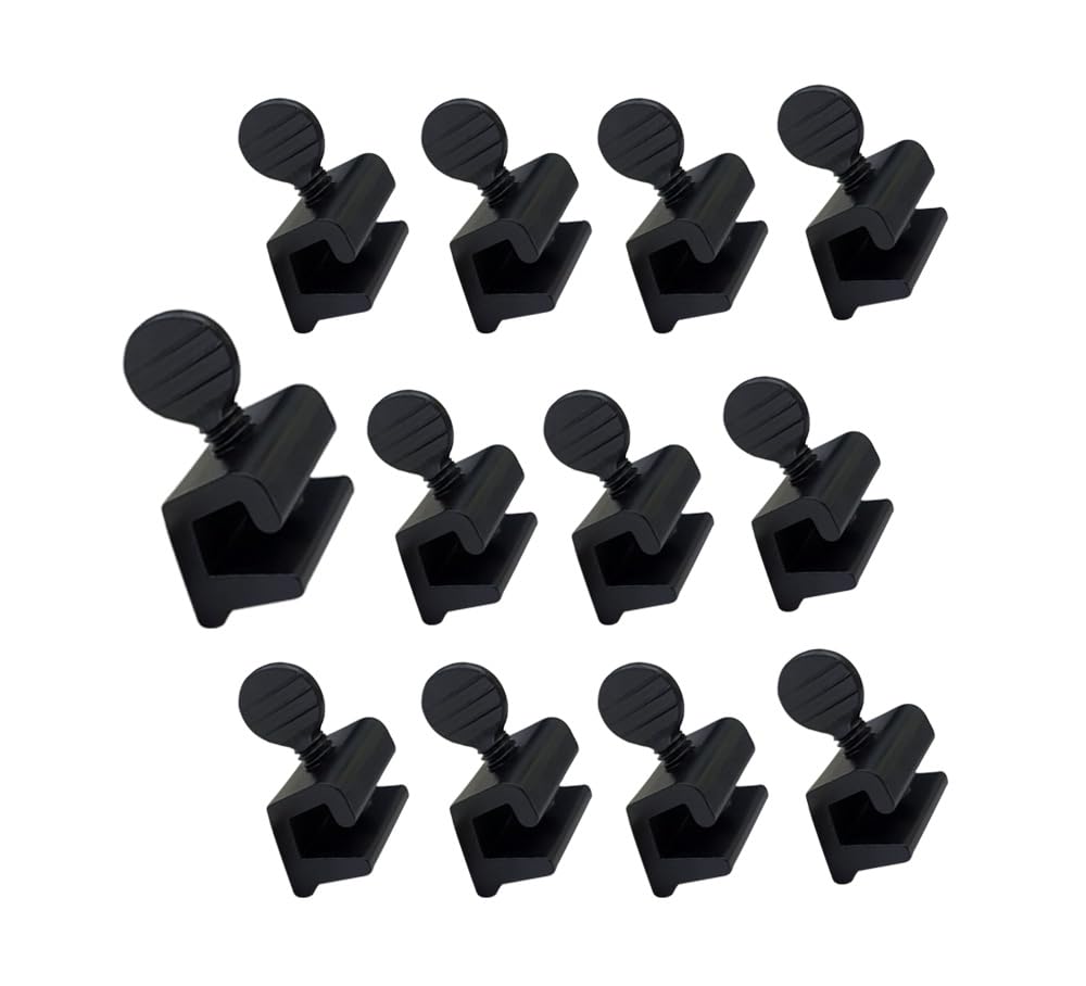 Photo 1 of QCAA Single Small Sliding Window Security Lock, Aluminum, Black Coated, 12 Pack, Made in Taiwan