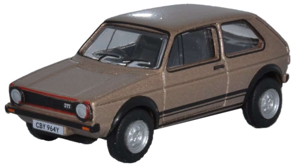 Oxford Diecast 1:76 VW Golf GTI Diamond Copper Brown Metallic Collectable model 76GF006