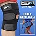 EzyFit Knee Brace Support For Arthritis, ACL, LCL, MCL, Sports Exercise, Meniscus Tear Injury Recovery - Side Stabilizers Open Patella - Best Comfort Fit Adjustable Neoprene Wrap - 3 Sizes