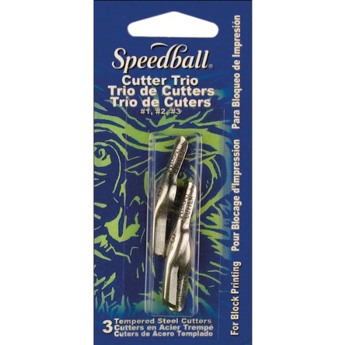 UPC 651032412080, Speedball Lino Cutter Blades 3/Pkg-Small V, Large V, Small U Gouge