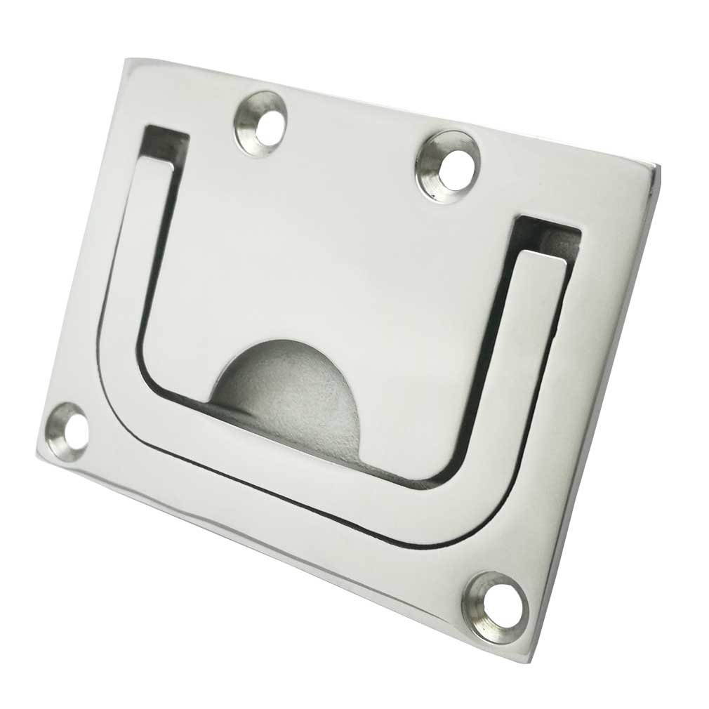 SMBBIT 316 Stainless Steel Ring Pull Handle, Marine Flush Lifting