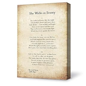 Canvas Wall Art for Living Room,Bedroom Home Artwork Paintings Love Poems Ready to Hang - 12x18 inches