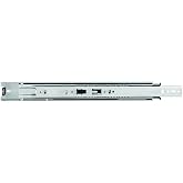 Knape &amp; Vogt 22 Inch Side Mount Full Extension Drawer Slide, 8400P-22, 2 Slides