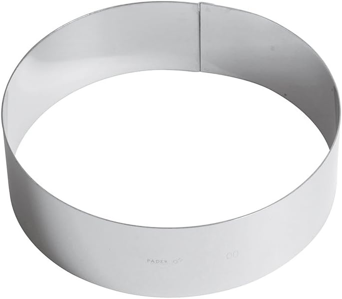 MATFER Anello Per Torte In Acciaio Inox – 28 Cm (11 Pollici) – Professionale