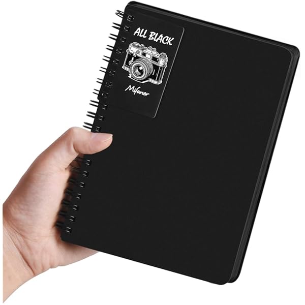 Studio Series Portable Black Paper Sketch Pad 6 x 9 inches (50