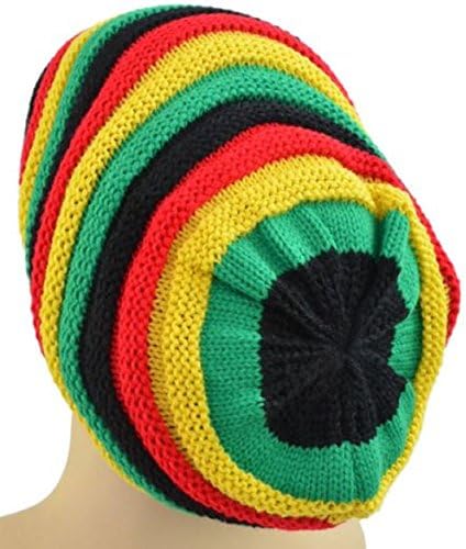 EC Rasta Hat Rasta Hat Reggae Marley Jamaica Dreadlocks Cap Beanie