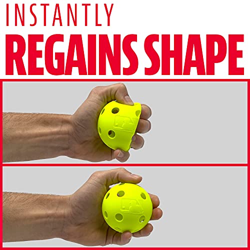 Franklin Sports Plastic Baseballs IndestructABall Plastic Batting