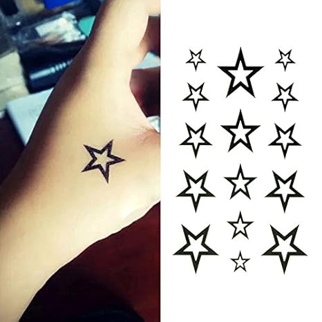 Star Tattoo On Hand Wrist