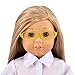 ebuddy 3pc Include Pink Yellow Blue Color Doll Eye Glasses for 18 inch Girl Doll Most 18