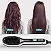 Hair Straightener Brush, Abody Beard Straightener with Anti-Scald Feature, 4 Heat Levels, Fast Ceramic Heating, Auto-Off & Dual Voltage, 360 Swivel Cord, with Glove&2 Clips