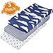 Changing Pad Cover – Premium Baby Changing Pad Covers 4 Pack – Boy or Girl Changing Pad Cover – Pure Cotton Machine Washable Navy and White Changing Table Cover – Diaper Changing Pad Cover Sheets