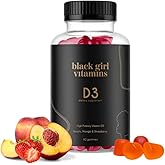 Black Girl Vitamins - Vitamin D3/K2 Gummies, for Immune, Energy, and Bone Support, 2000IU (50mcg) Vitamin D per Serving, Gluten-Free Vitamin D Gummies