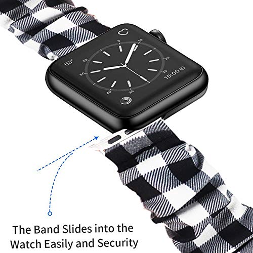 image for Scrunchie Elastic Watch Band for Apple Watch 38mm/40mm 42mm/44mm,Innov