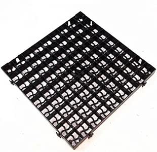 CrazyGadget 24 x plástico Negro Rejilla Paving la Entrada Césped Hierba