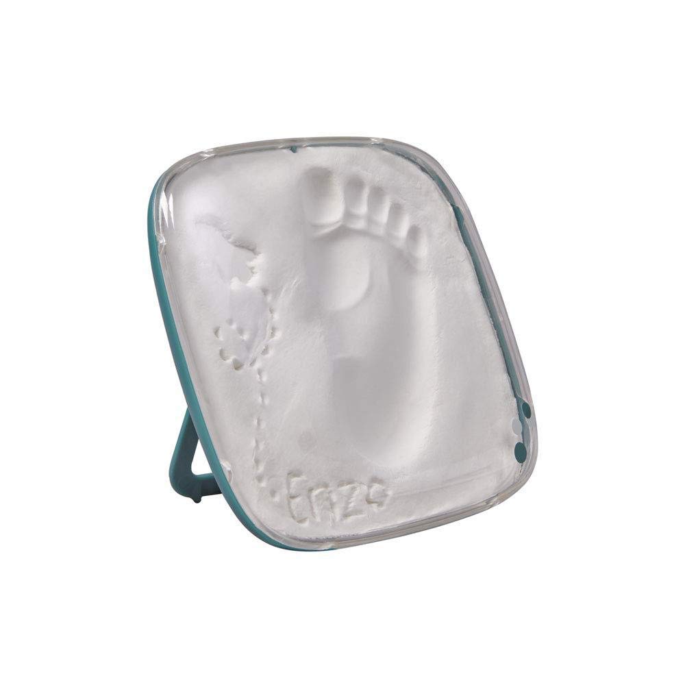 Baby Art Hello Baby Handprint and Footprint Kit, Baby Hand & Foot Clay Print Keepsake for Boys and Girls, Baby Shower Gifts for Mum, New Baby Gift, Nursery Decor, color Green