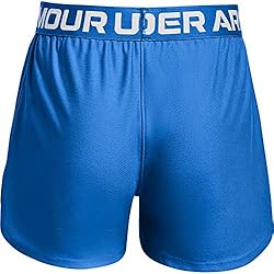 Under Armour girls Play Up Solid Shorts , Blue