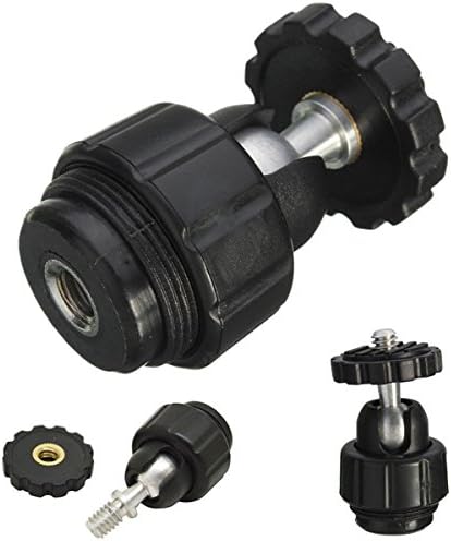 360 Degree Rotation Tripod Head Adapter 1/4 Inch Connector For Gopro Xiaomi Yi DSLR Sports Camera