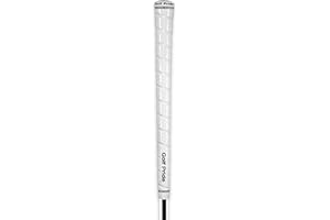 Golf Pride Tour Wrap Golf Grip - Comfortable, Durable Grip for Clubs - Classic Wrap Design with High-Tack Feel - Rubber Construction - White