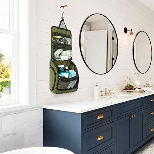 Premium Travel Hanging Toiletry Bag for Men and Women with Expandable Compartments for Cosmetics, Makeup Brushes, Jewelry, Shaving Tools, Detachable TSA Friendly Clear Pouch 7 Premium Travel Hanging Toiletry Bag for Men and Women with Expandable Compartments for Cosmetics, Makeup Brushes, Jewelry, Shaving Tools, Detachable TSA Friendly Clear Pouch