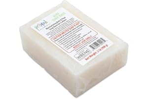 Primal Elements Aloe Soap Base - Moisturizing Melt and Pour Glycerin Soap Base for Crafting and Soap Making, Vegan, Cruelty Free, Easy to Cut - 2 Pound