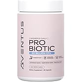 Aventus Women’s Daily Probiotic | 60 Billion CFU | Digestion and Immune Support | Delayed Release Acid Resistant Capsules | 30 Servings 60 ct